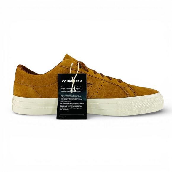 Converse One Star Pro Low Nubuck Warm Tan Egret Men Skateboarding Shoes A09247C main image 5